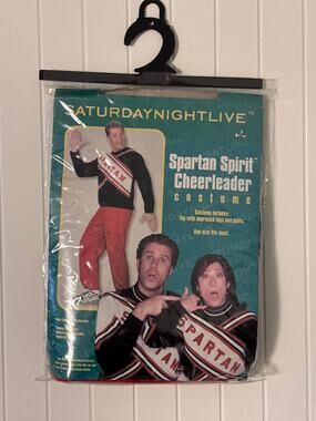 Saturday Night Live Spartan Spirit Cheerleader Costume – Adult Unisex One Size
